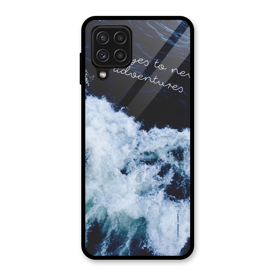 Adventures Glass Back Case for Galaxy A22 4G