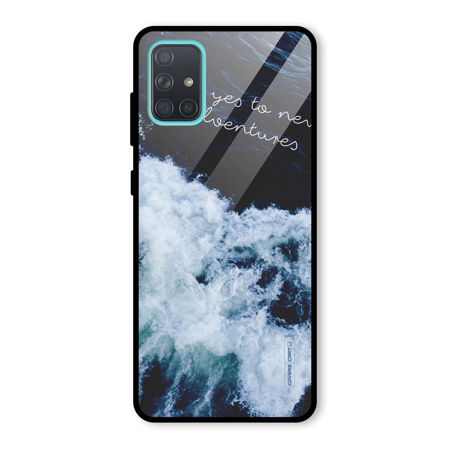 Adventures Glass Back Case for Galaxy A71
