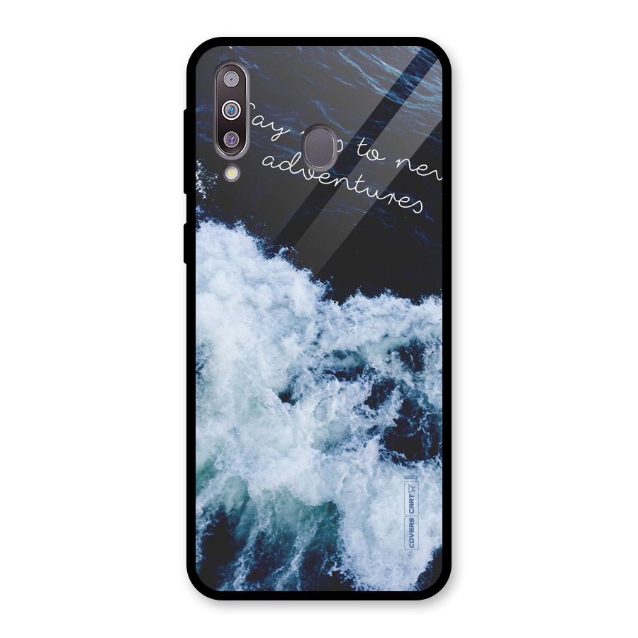 Adventures Glass Back Case for Galaxy M30