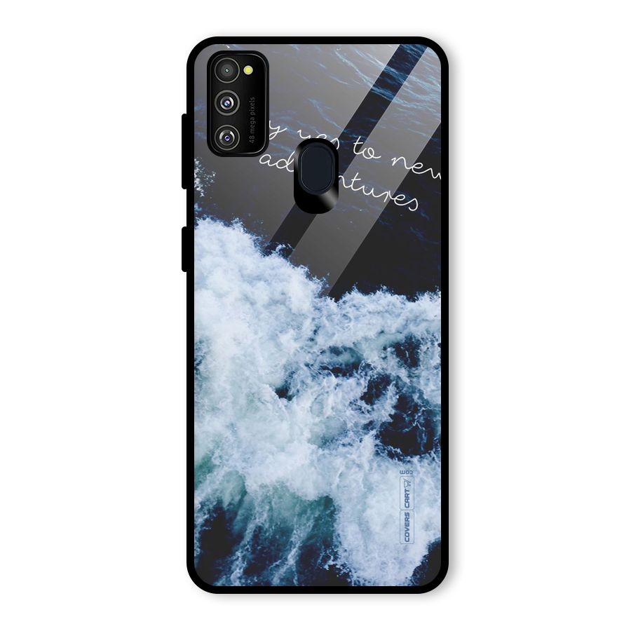 Adventures Glass Back Case for Galaxy M30s