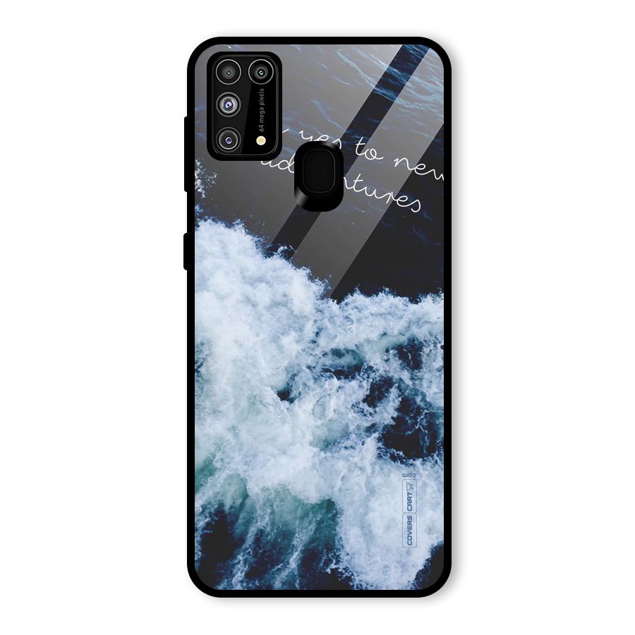 Adventures Glass Back Case for Galaxy M31