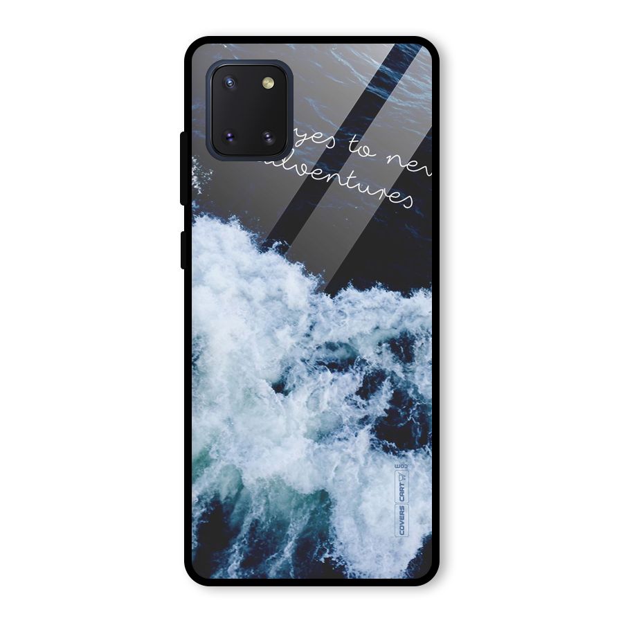Adventures Glass Back Case for Galaxy Note 10 Lite