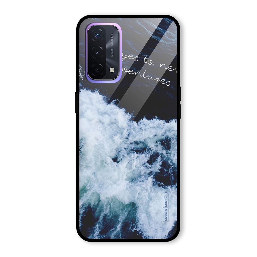 Adventures Glass Back Case for Oppo A74 5G