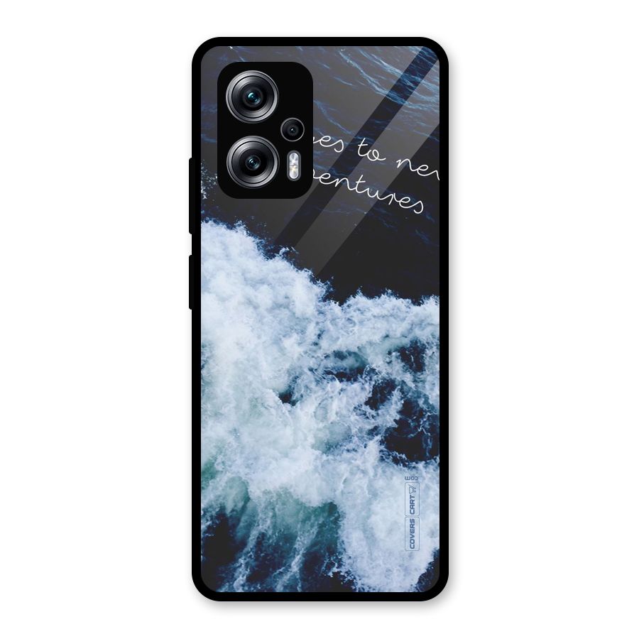 Adventures Glass Back Case for Redmi K50i