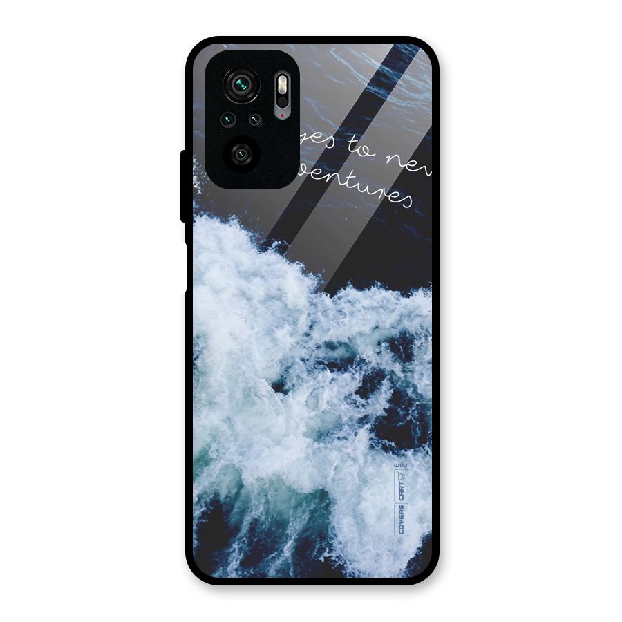 Adventures Glass Back Case for Redmi Note 10S