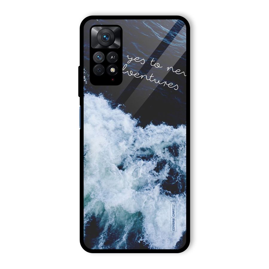 Adventures Glass Back Case for Redmi Note 11 Pro
