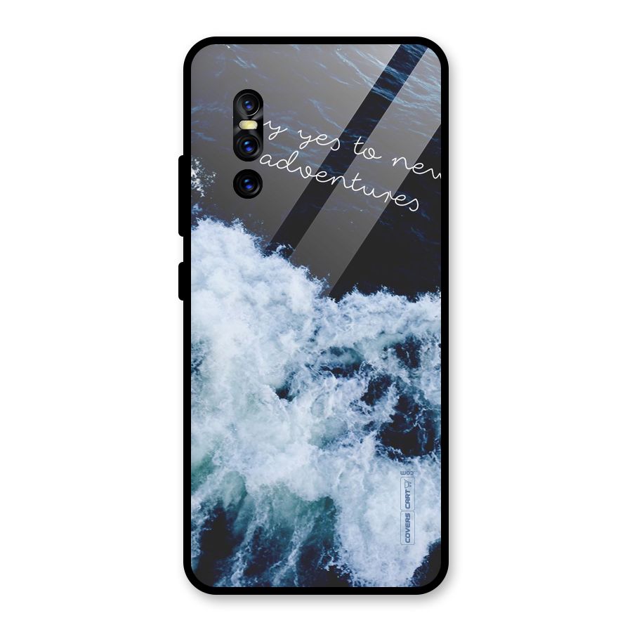 Adventures Glass Back Case for Vivo V15 Pro