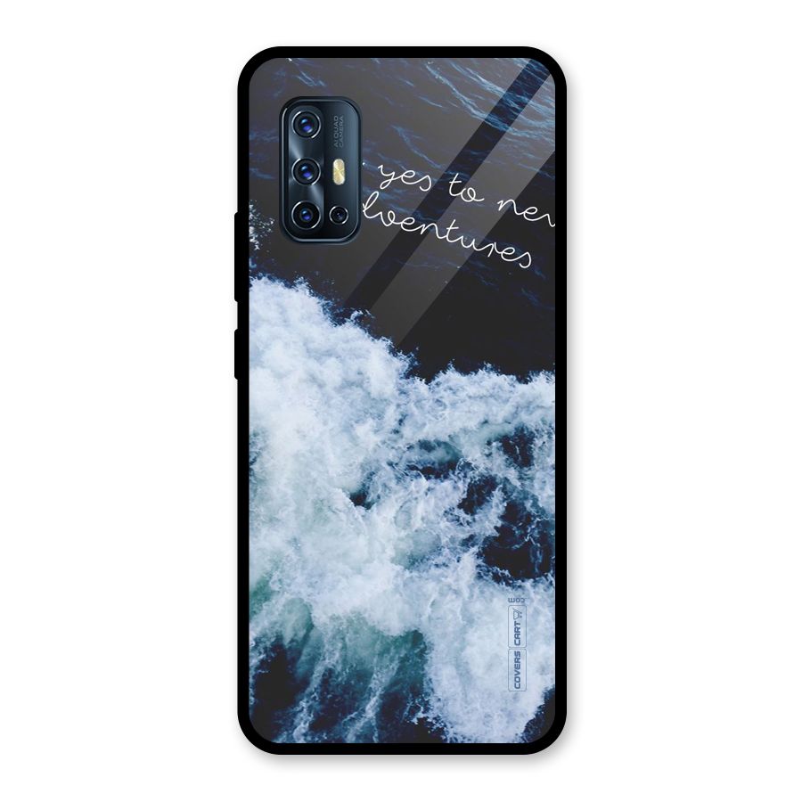 Adventures Glass Back Case for Vivo V17