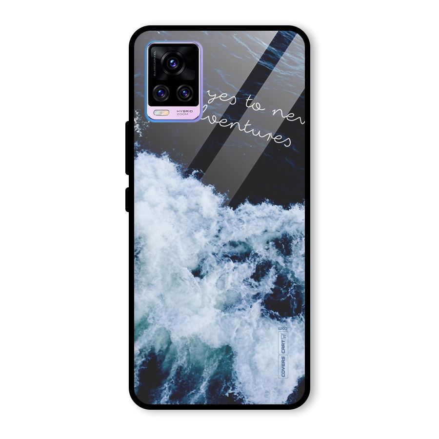 Adventures Glass Back Case for Vivo V20 Pro