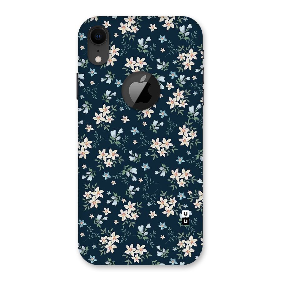 Aesthetic Bloom Back Case for iPhone XR Logo Cut