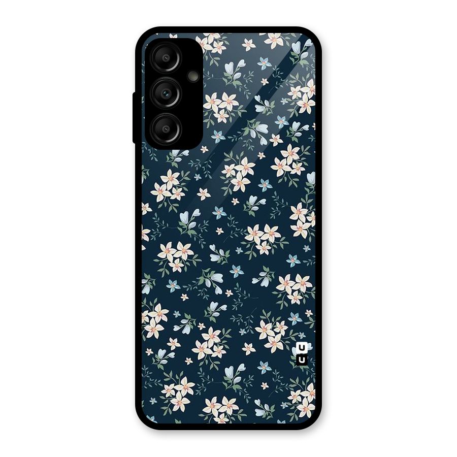Aesthetic Bloom Glass Back Case for Galaxy A14 5G