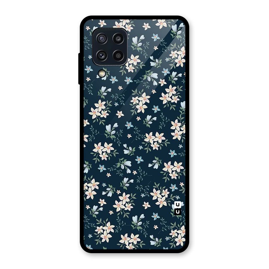 Aesthetic Bloom Glass Back Case for Galaxy M32