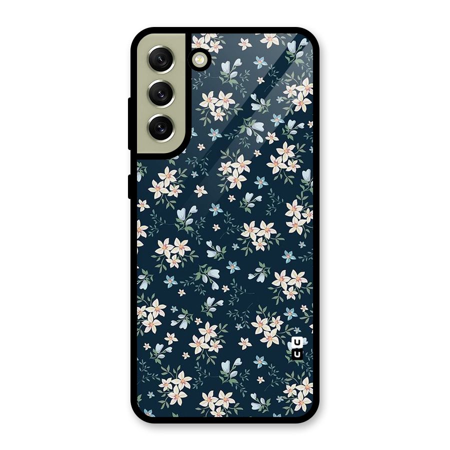 Aesthetic Bloom Glass Back Case for Galaxy S21 FE 5G