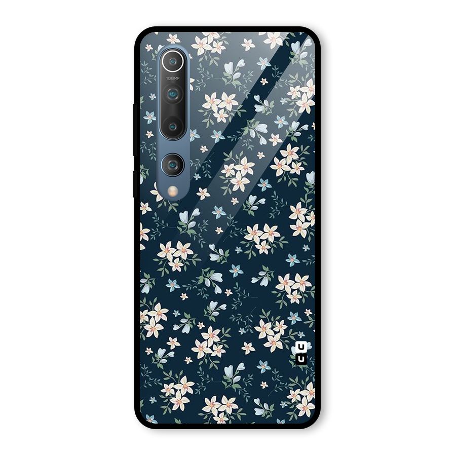 Aesthetic Bloom Glass Back Case for Mi 10