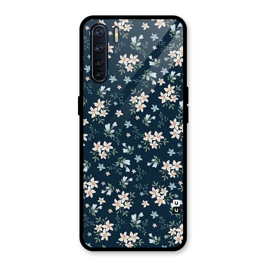 Aesthetic Bloom Glass Back Case for Oppo F15
