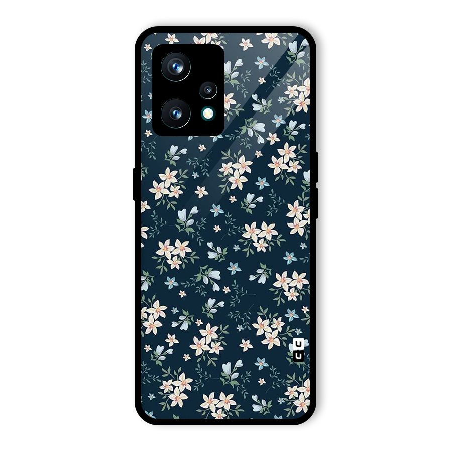 Aesthetic Bloom Glass Back Case for Realme 9 Pro Plus 5G