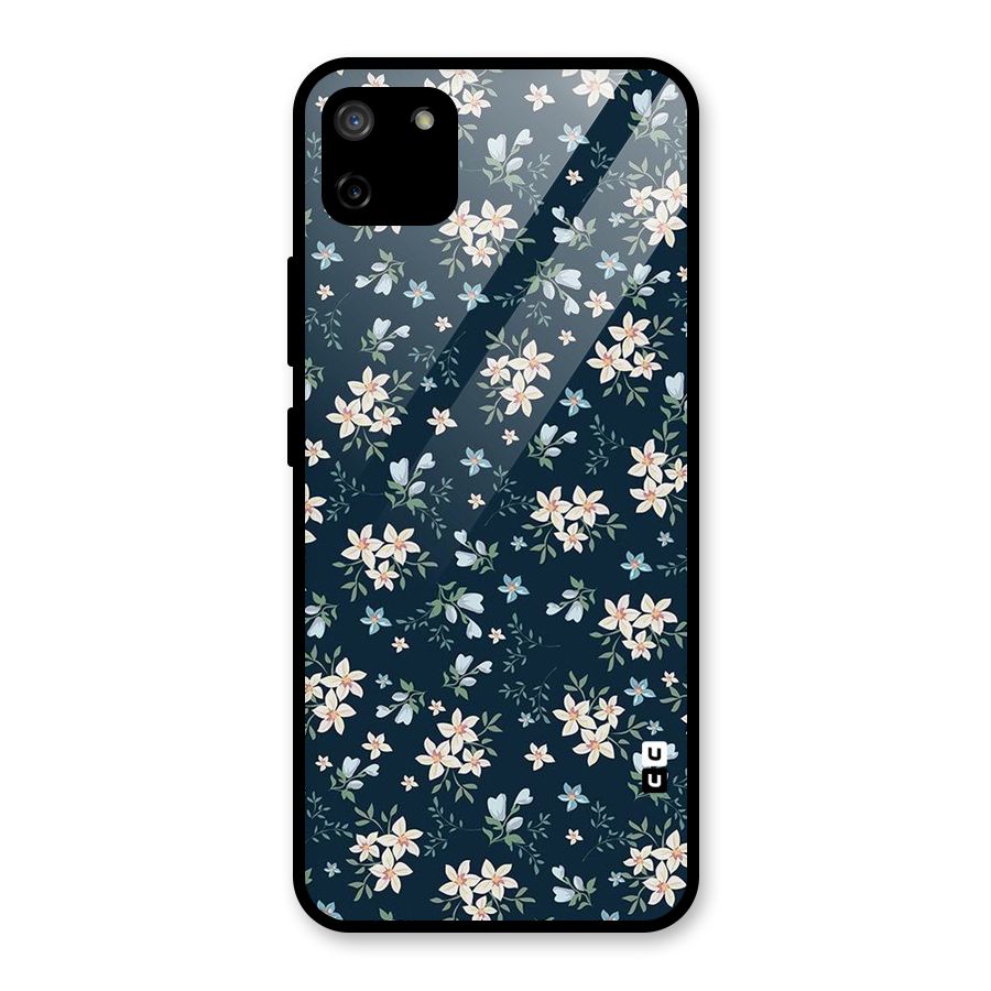 Aesthetic Bloom Glass Back Case for Realme C11