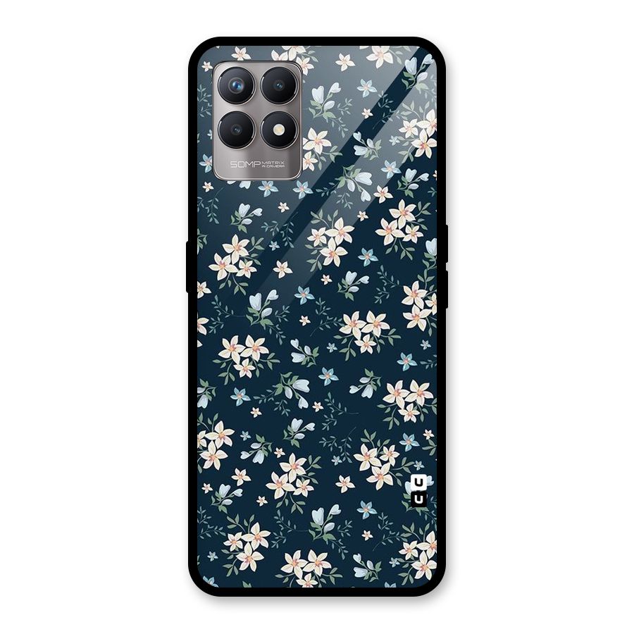 Aesthetic Bloom Glass Back Case for Realme Narzo 50