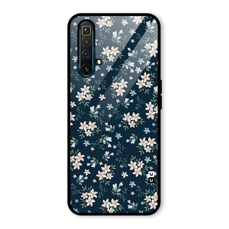 Aesthetic Bloom Glass Back Case for Realme X3 SuperZoom