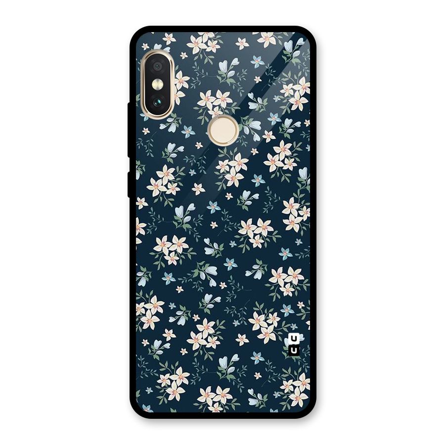 Aesthetic Bloom Glass Back Case for Redmi Note 5 Pro