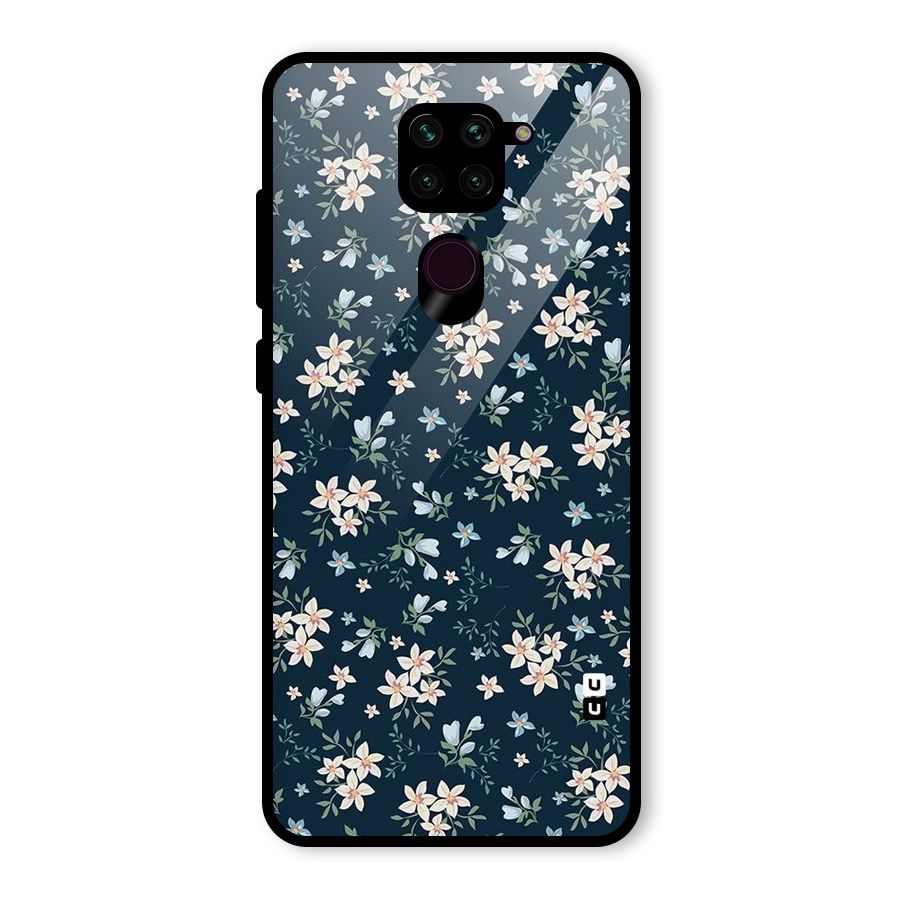 Aesthetic Bloom Glass Back Case for Redmi Note 9