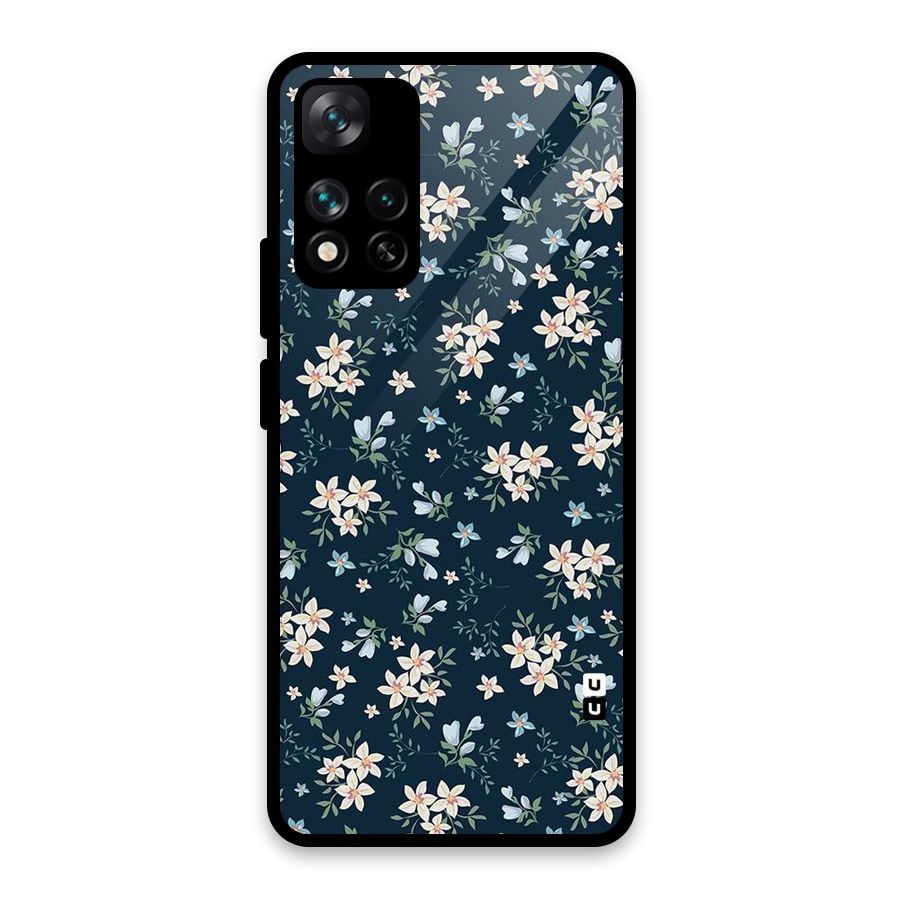 Aesthetic Bloom Glass Back Case for Xiaomi 11i HyperCharge 5G