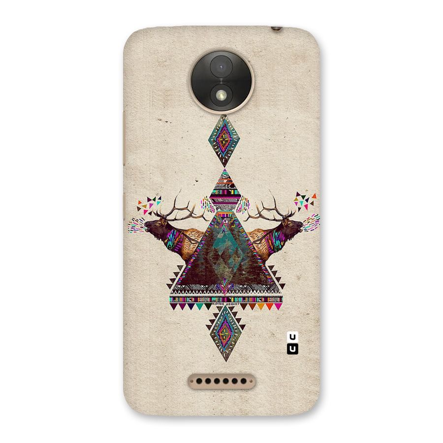 Aesthetic Bull Back Case for Moto C Plus