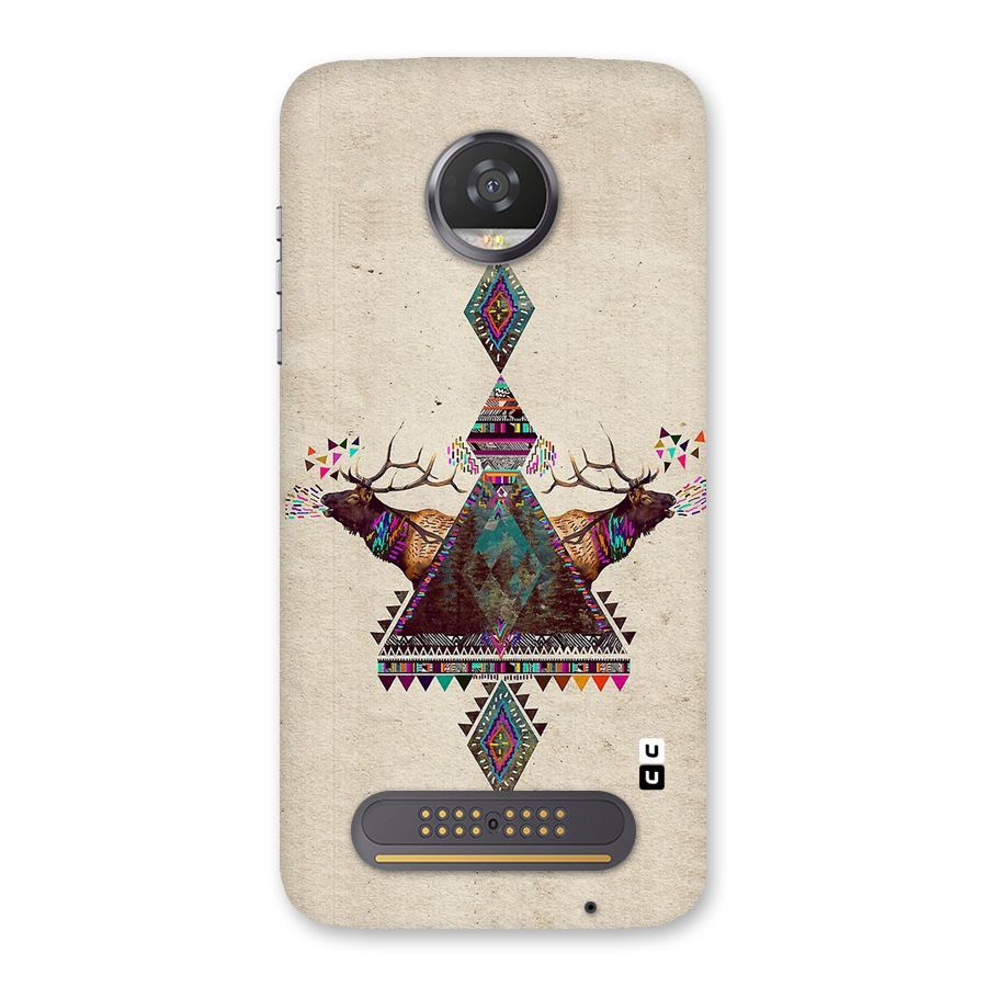 Aesthetic Bull Back Case for Moto Z2 Play