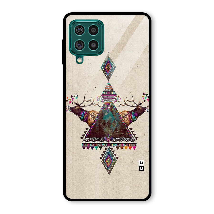Aesthetic Bull Glass Back Case for Galaxy F62