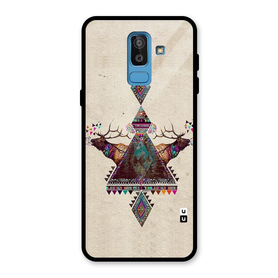 Aesthetic Bull Glass Back Case for Galaxy J8