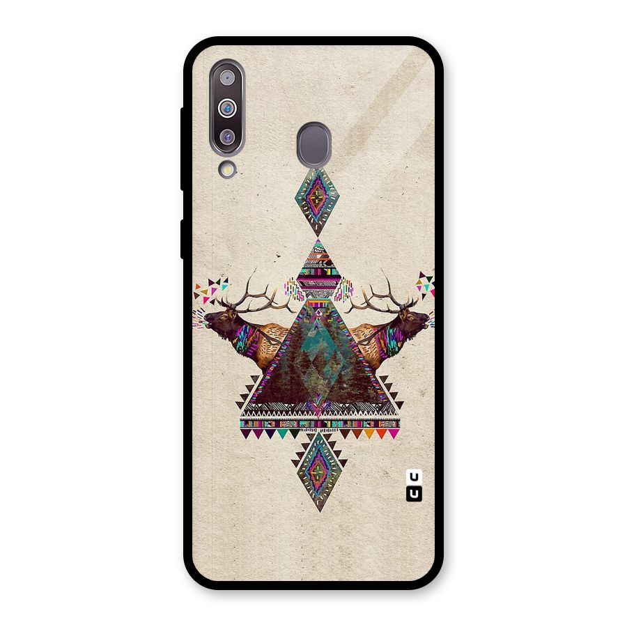 Aesthetic Bull Glass Back Case for Galaxy M30