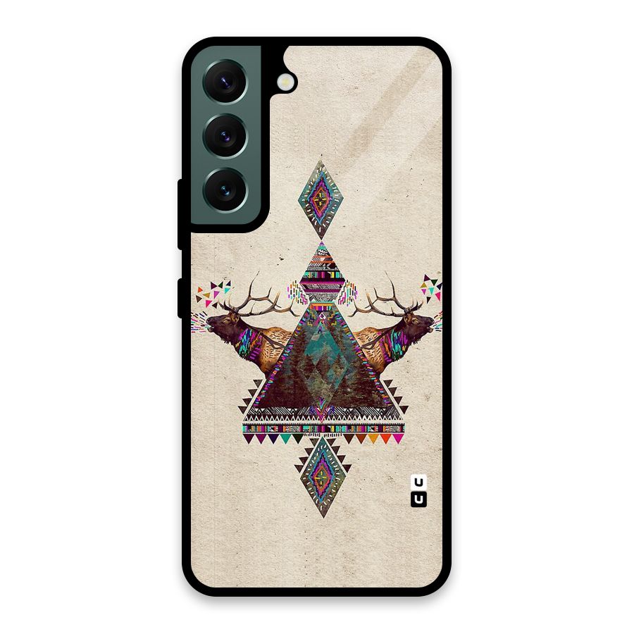 Aesthetic Bull Glass Back Case for Galaxy S22 5G