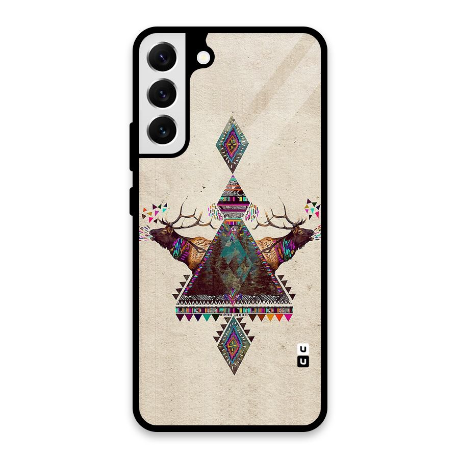 Aesthetic Bull Glass Back Case for Galaxy S22 Plus 5G