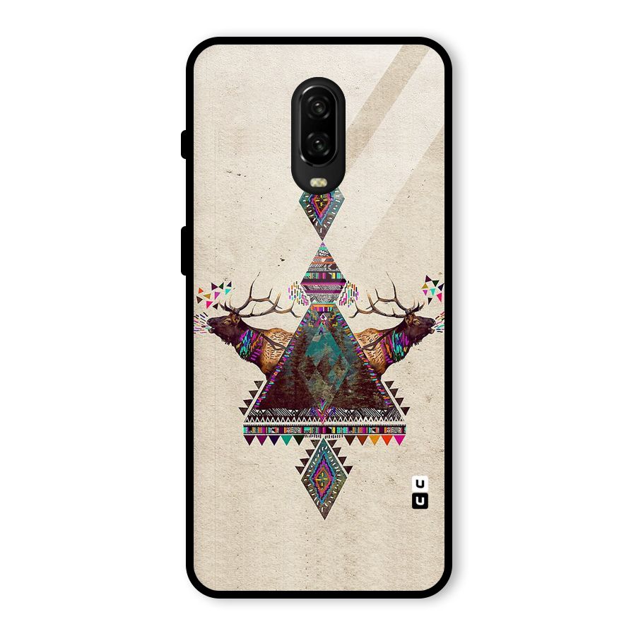 Aesthetic Bull Glass Back Case for OnePlus 6T