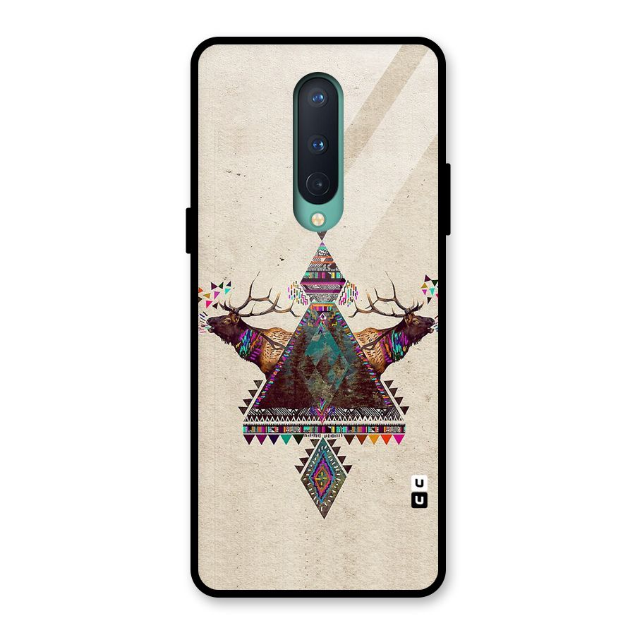 Aesthetic Bull Glass Back Case for OnePlus 8