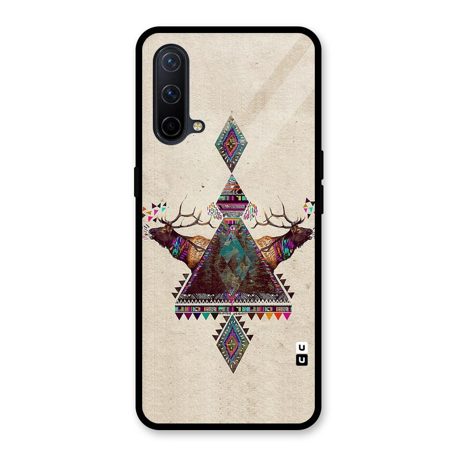 Aesthetic Bull Glass Back Case for OnePlus Nord CE 5G