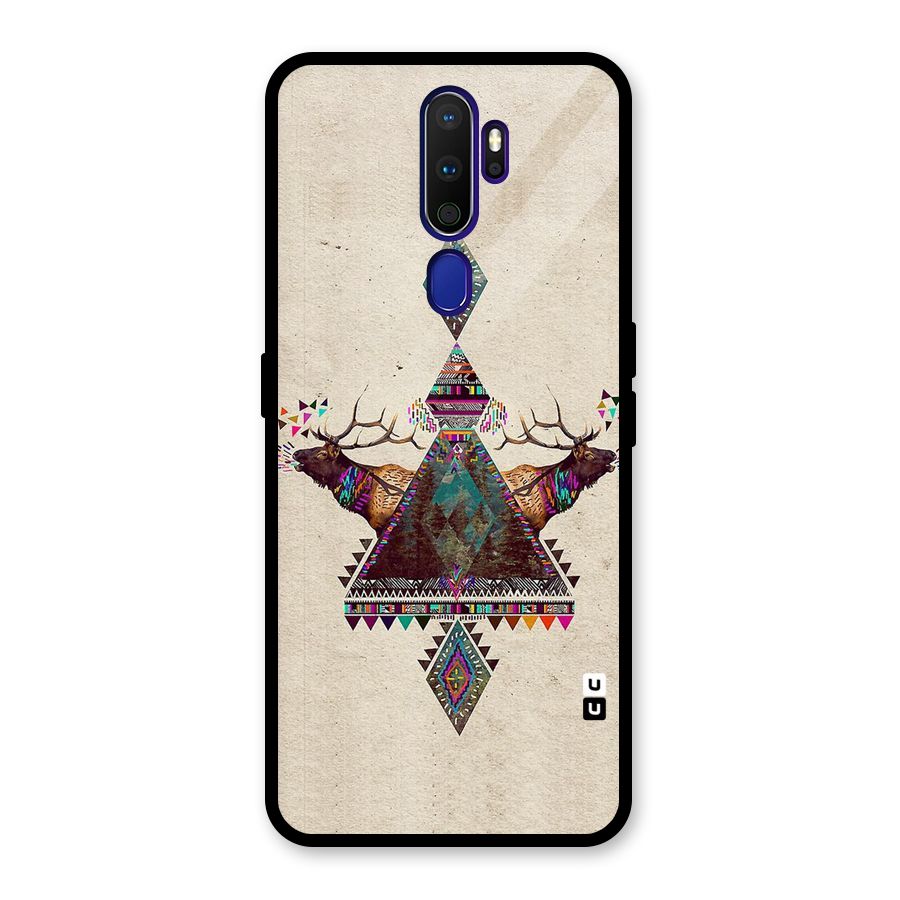 Aesthetic Bull Glass Back Case for Oppo A9 (2020)