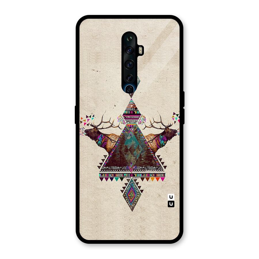 Aesthetic Bull Glass Back Case for Oppo Reno2 F