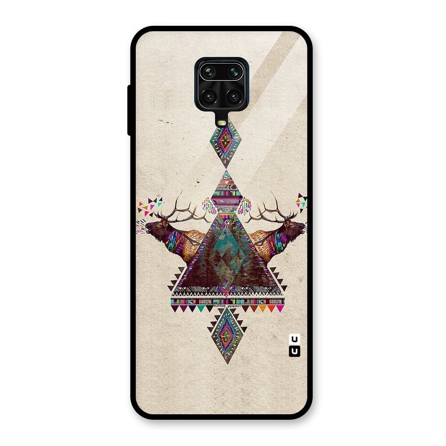 Aesthetic Bull Glass Back Case for Poco M2 Pro