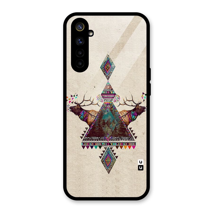 Aesthetic Bull Glass Back Case for Realme 6i