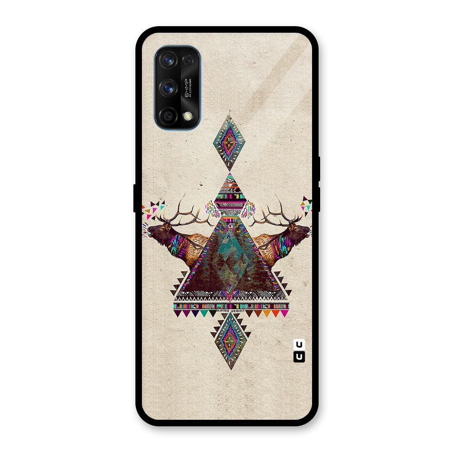 Aesthetic Bull Glass Back Case for Realme 7 Pro