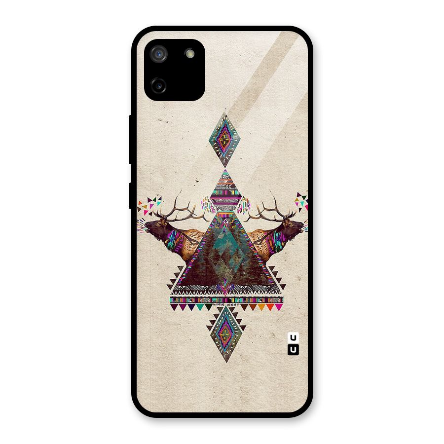 Aesthetic Bull Glass Back Case for Realme C11