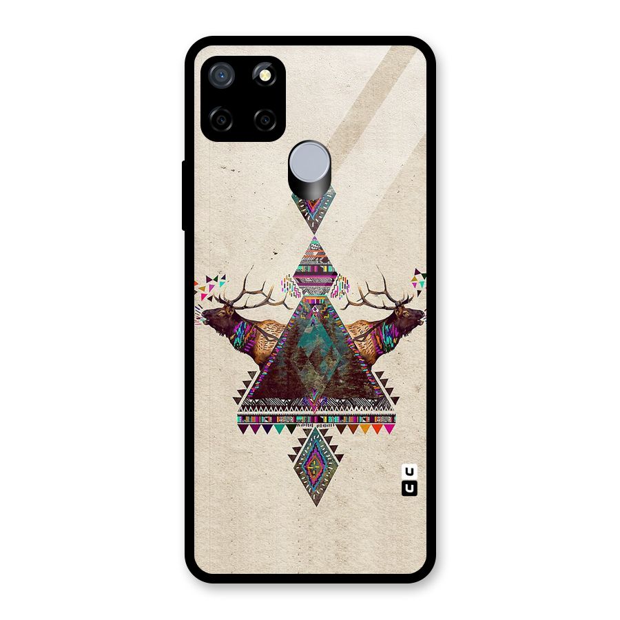 Aesthetic Bull Glass Back Case for Realme C12