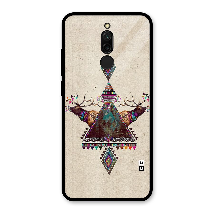 Aesthetic Bull Glass Back Case for Redmi 8