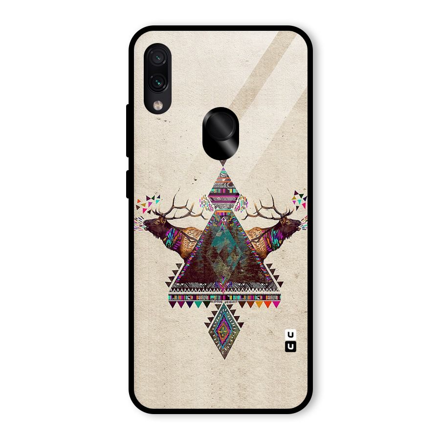 Aesthetic Bull Glass Back Case for Redmi Note 7S