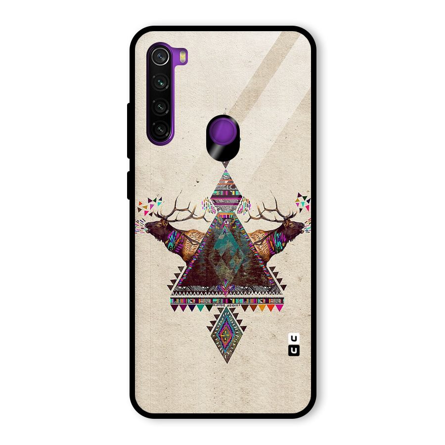 Aesthetic Bull Glass Back Case for Redmi Note 8