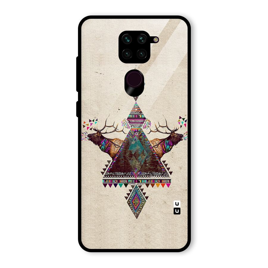 Aesthetic Bull Glass Back Case for Redmi Note 9