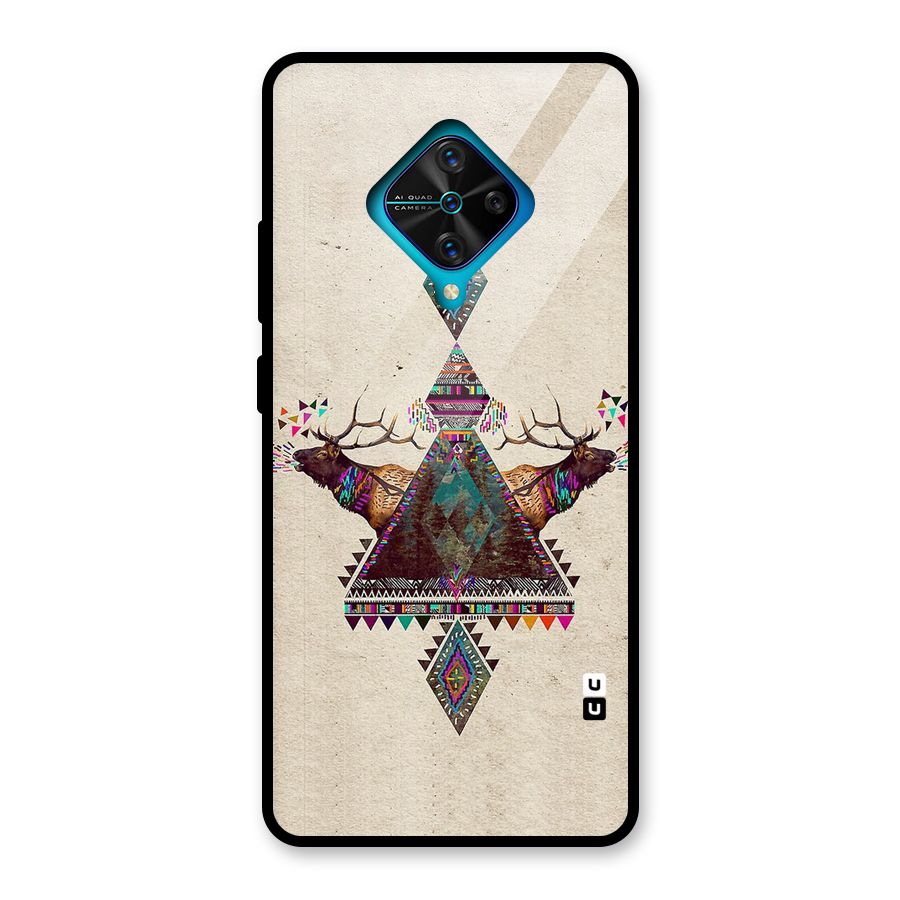 Aesthetic Bull Glass Back Case for Vivo S1 Pro