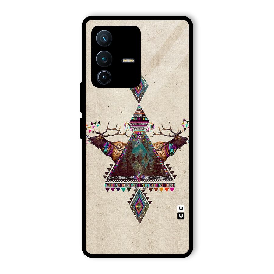 Aesthetic Bull Glass Back Case for Vivo V23 Pro