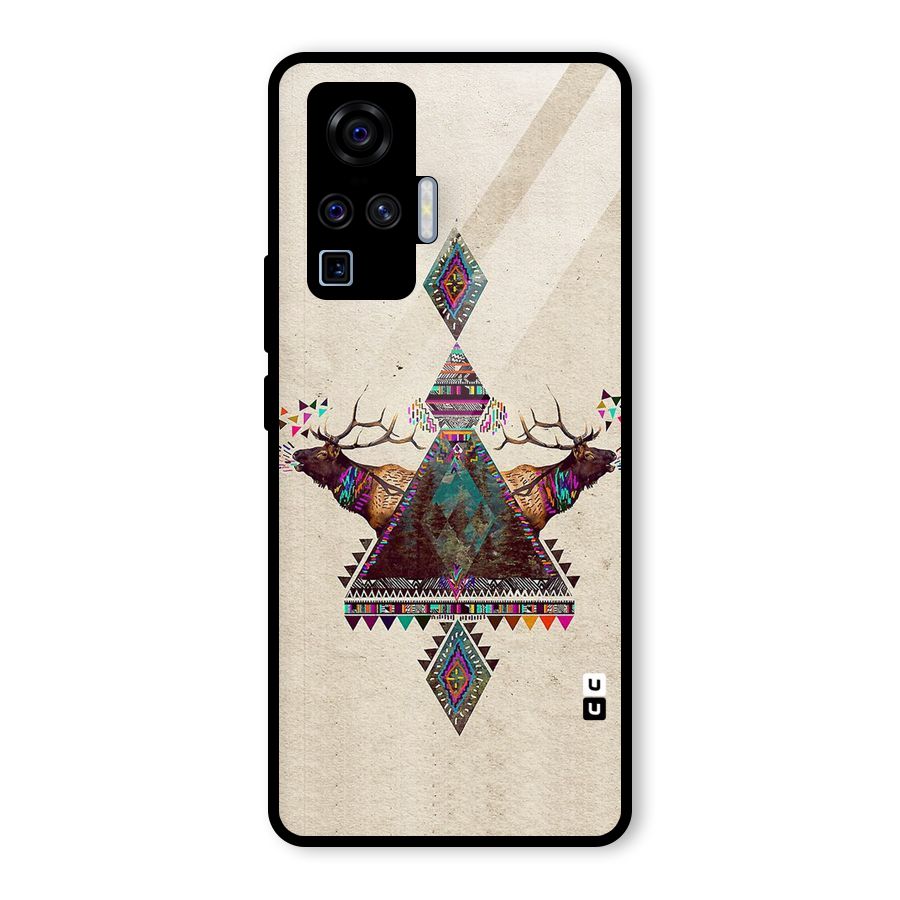Aesthetic Bull Glass Back Case for Vivo X50 Pro